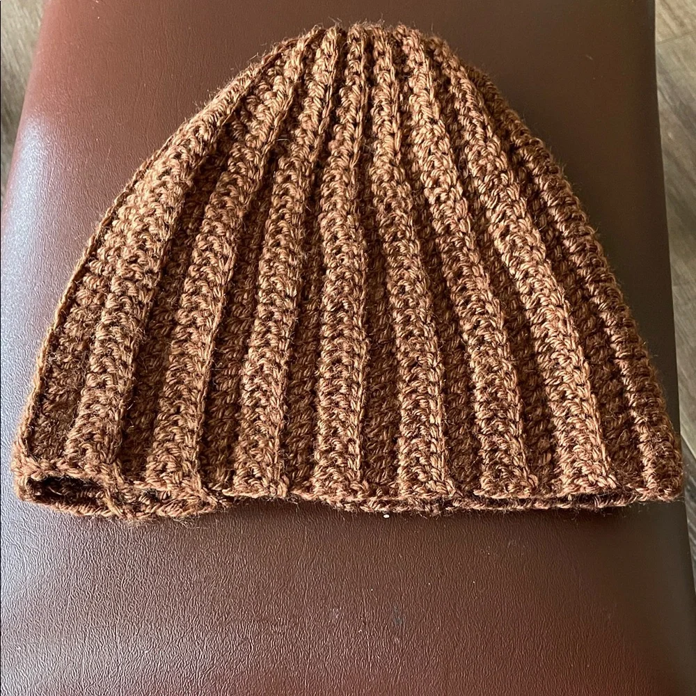 Child’s Brown Knit Beanie